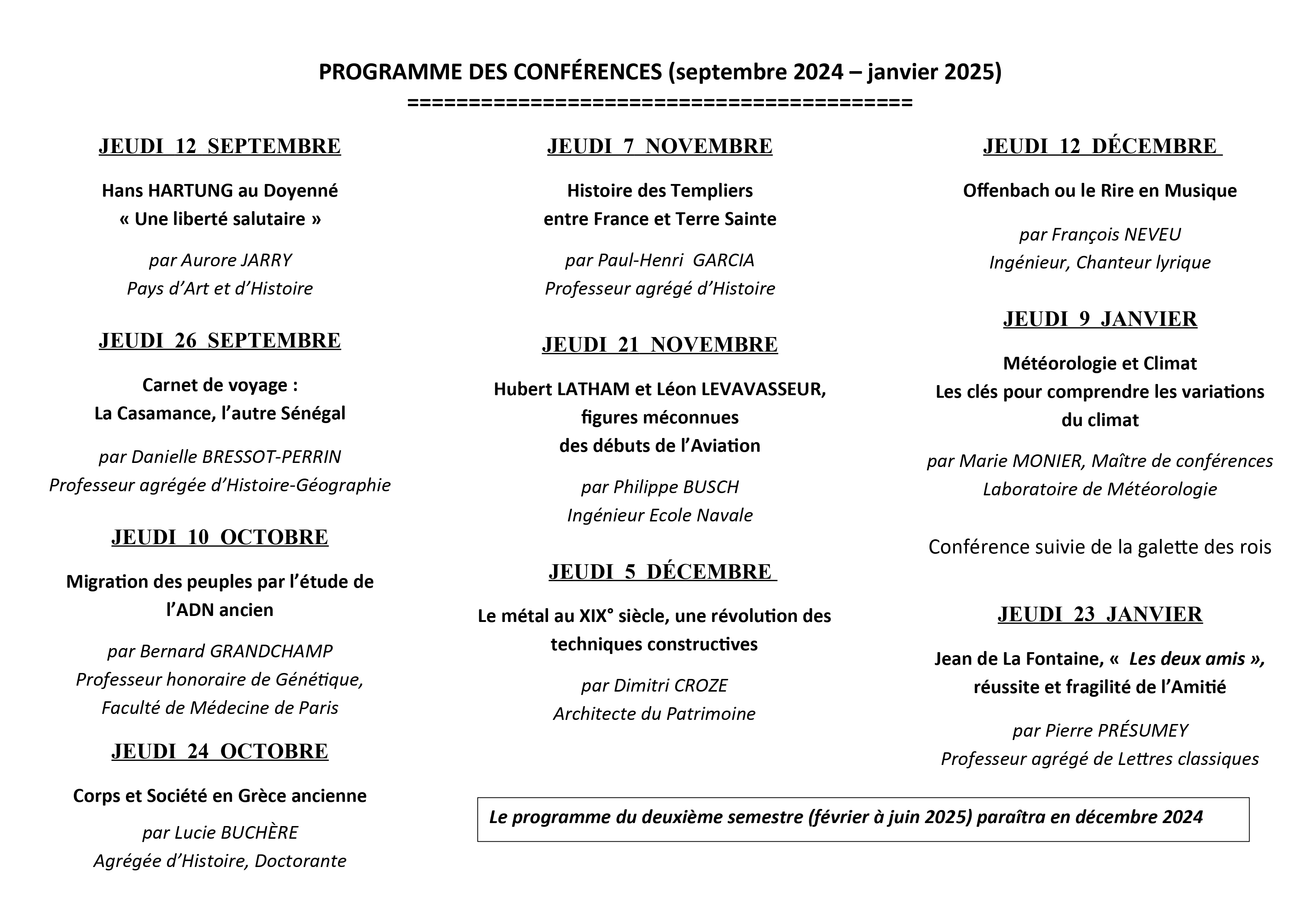 Programme 1er semestre 2024 2025 p1